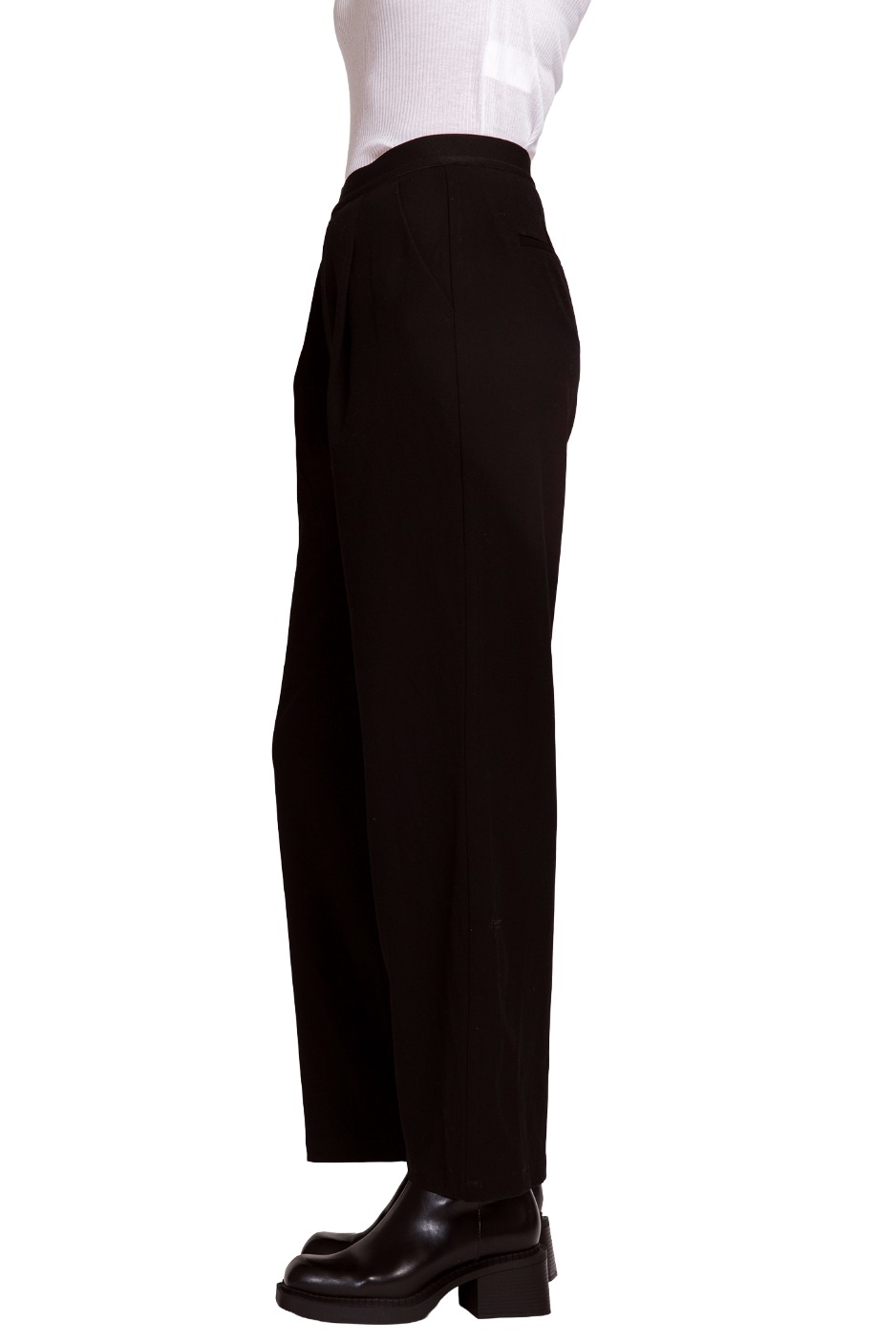 Zhrill Kelli Damen Hose mit weitem Bein & Bundfalten