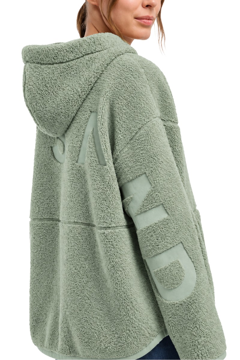 Elbsand Nelia Damen Teddy - Hoodie mit Logo-Details
