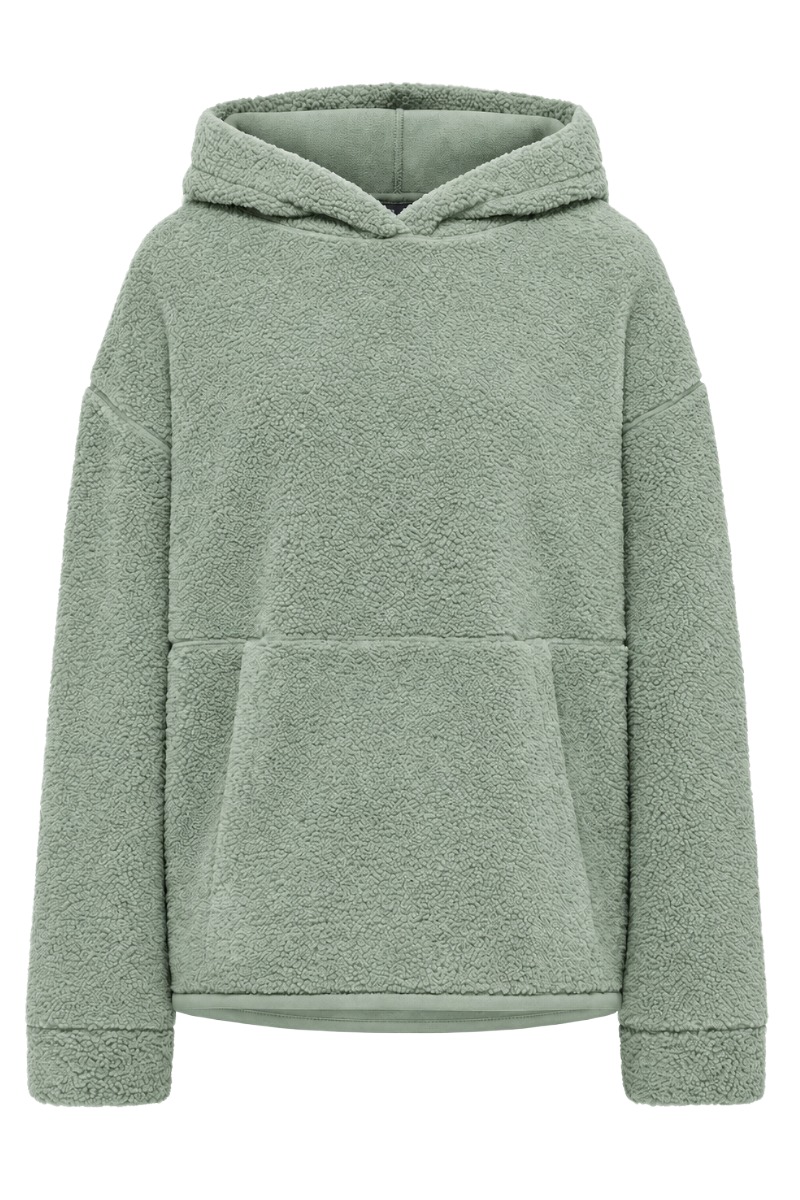 Elbsand Nelia Damen Teddy - Hoodie mit Logo-Details
