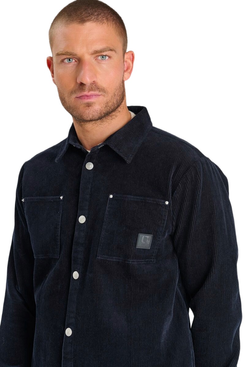 LTC Le Temps des Cerises MAGE Herren Cord-Hemd-Overshirt