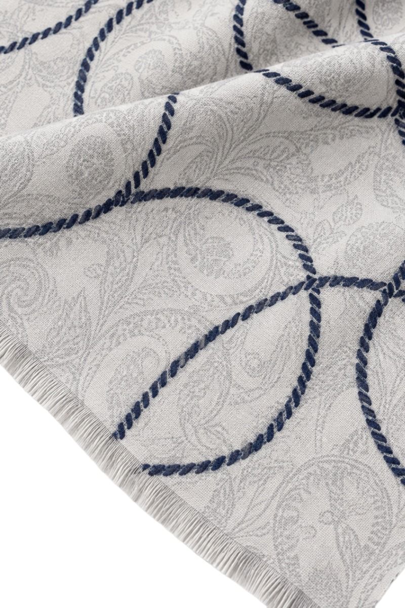 Leichter Schal mit Ornament-Print