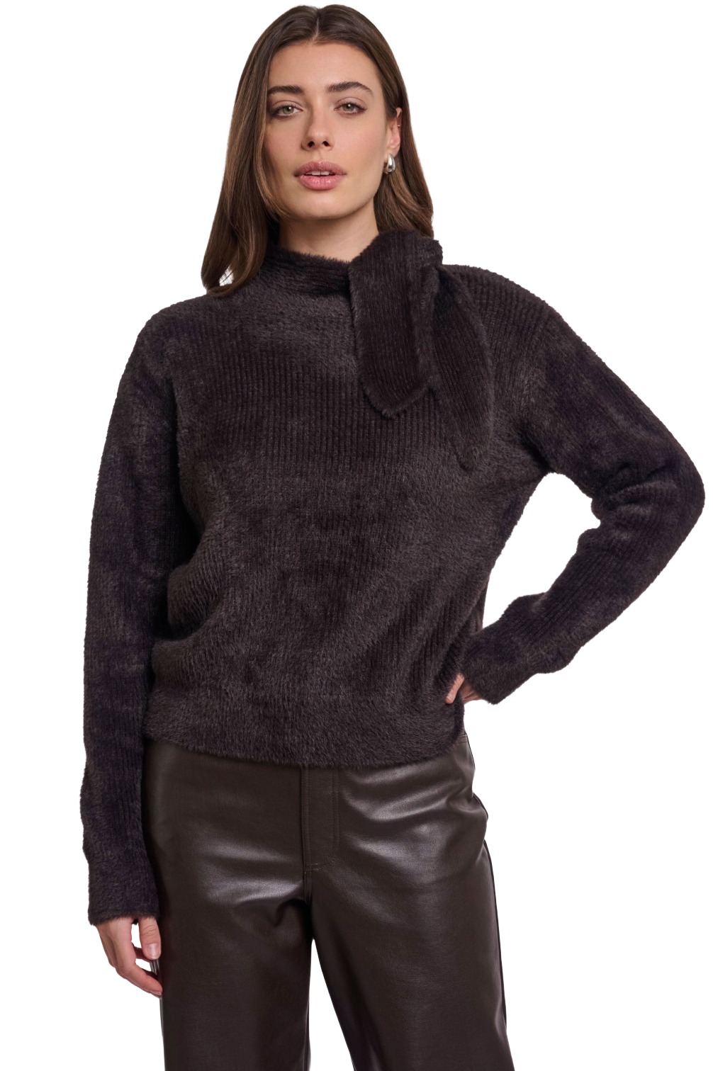 Rino & Pelle „Griselda“ Damen Pullover mit Schleifenkragen