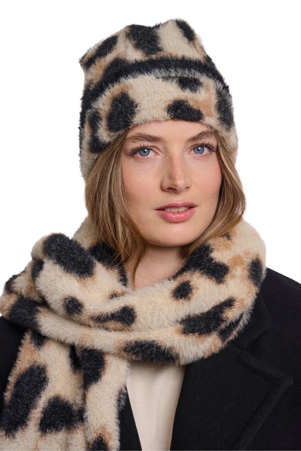 Rino & Pelle Raaza Damen Mütze im Leo-Look