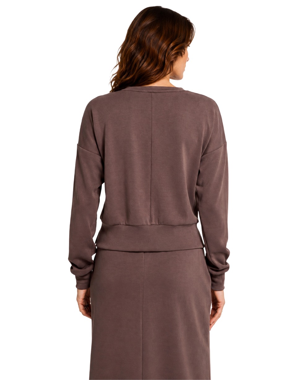 Zhrill Lilivati Damen Sweatshirt mit breitem Bund