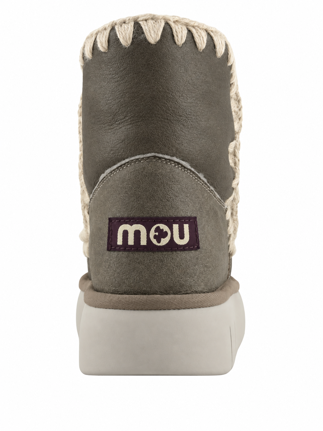 MOU Eskimo 18 Bounce vintage – Damen Lammfell Boots mit Plateausohle