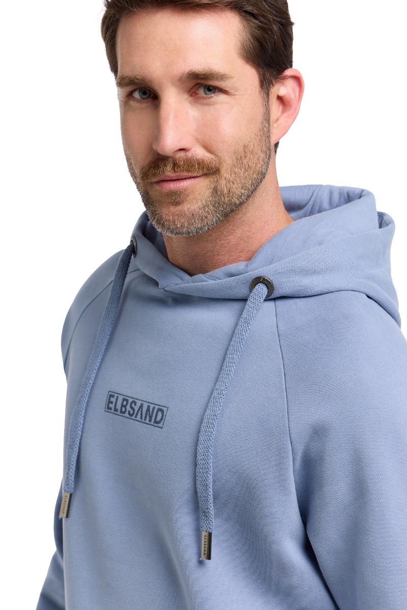 Elbsand Kiran Herren Hoodie mit Logo-Detail