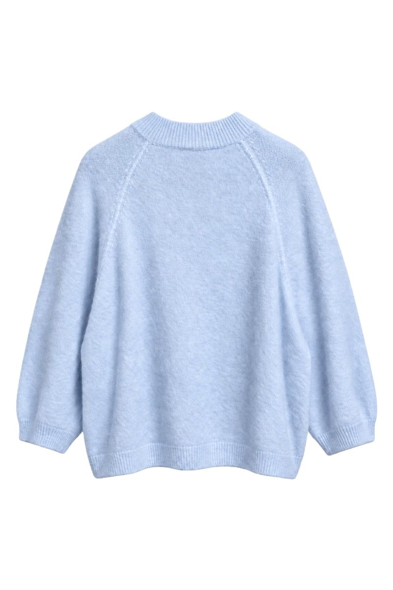 Weicher Damen Angora Strickpullover mit Rundhals