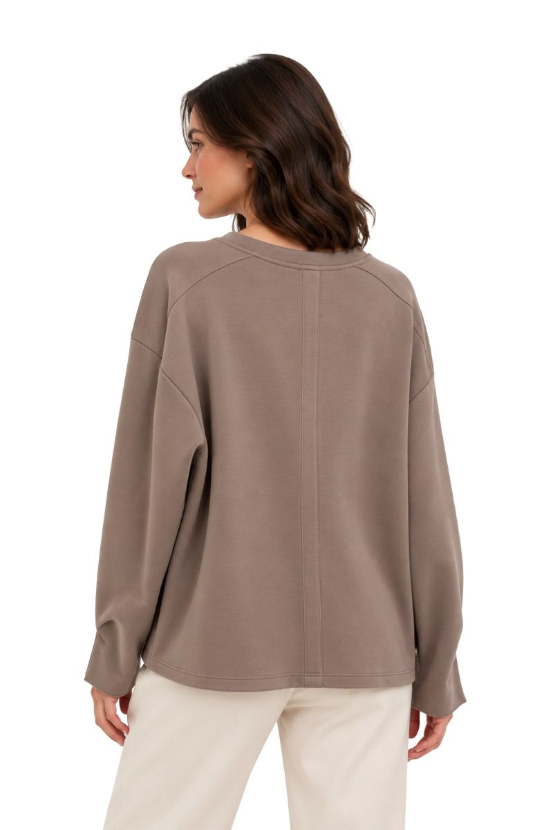 Skuba Sweatshirt mit Knopf am Ärmel