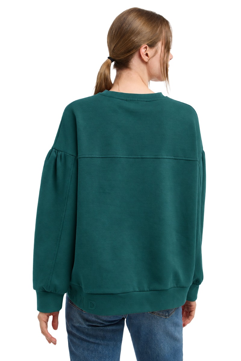 Elbsand Qivi Sweater Damen Sweatshirt mit Ballonärmeln
