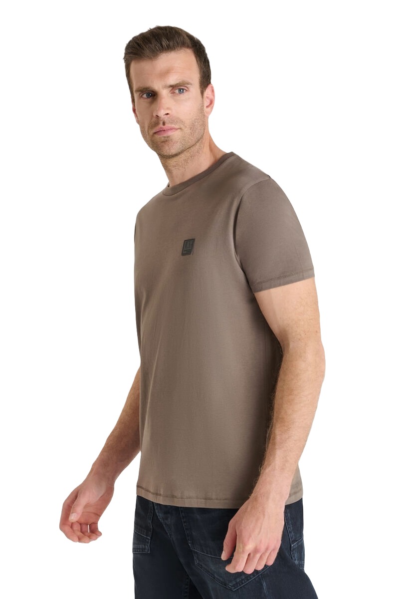 Herren _T-Shirt in Hellbraun von Le Temps des Cerises