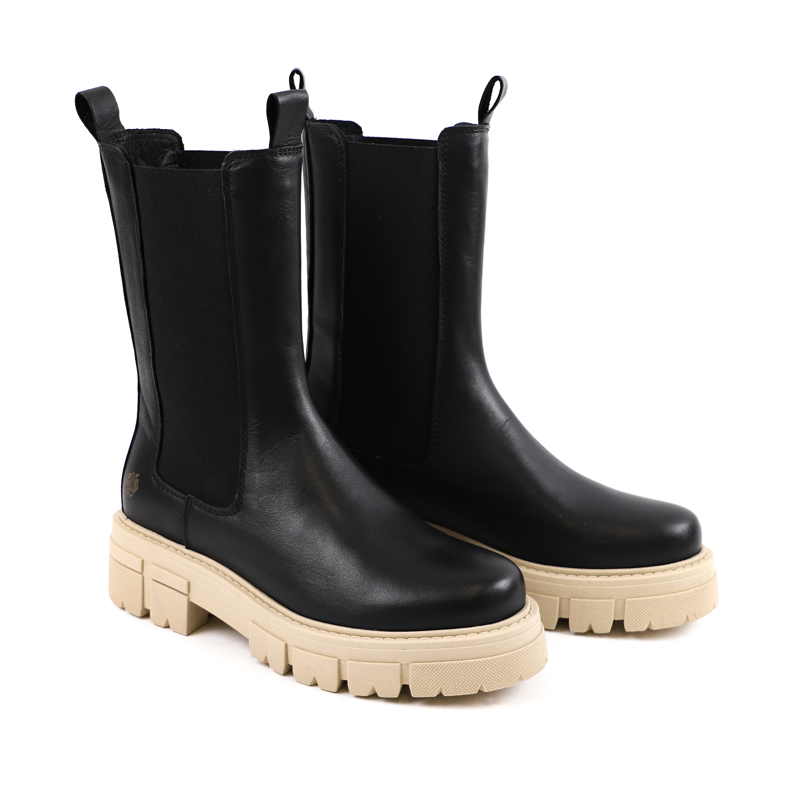 Apple of Eden Cher Colour  Damen High Chelsea Stiefel - glatt Leder