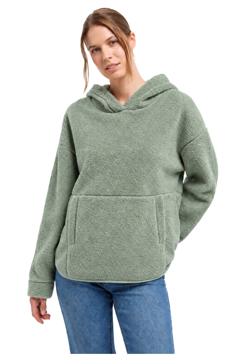 Elbsand Nelia Damen Teddy - Hoodie mit Logo-Details