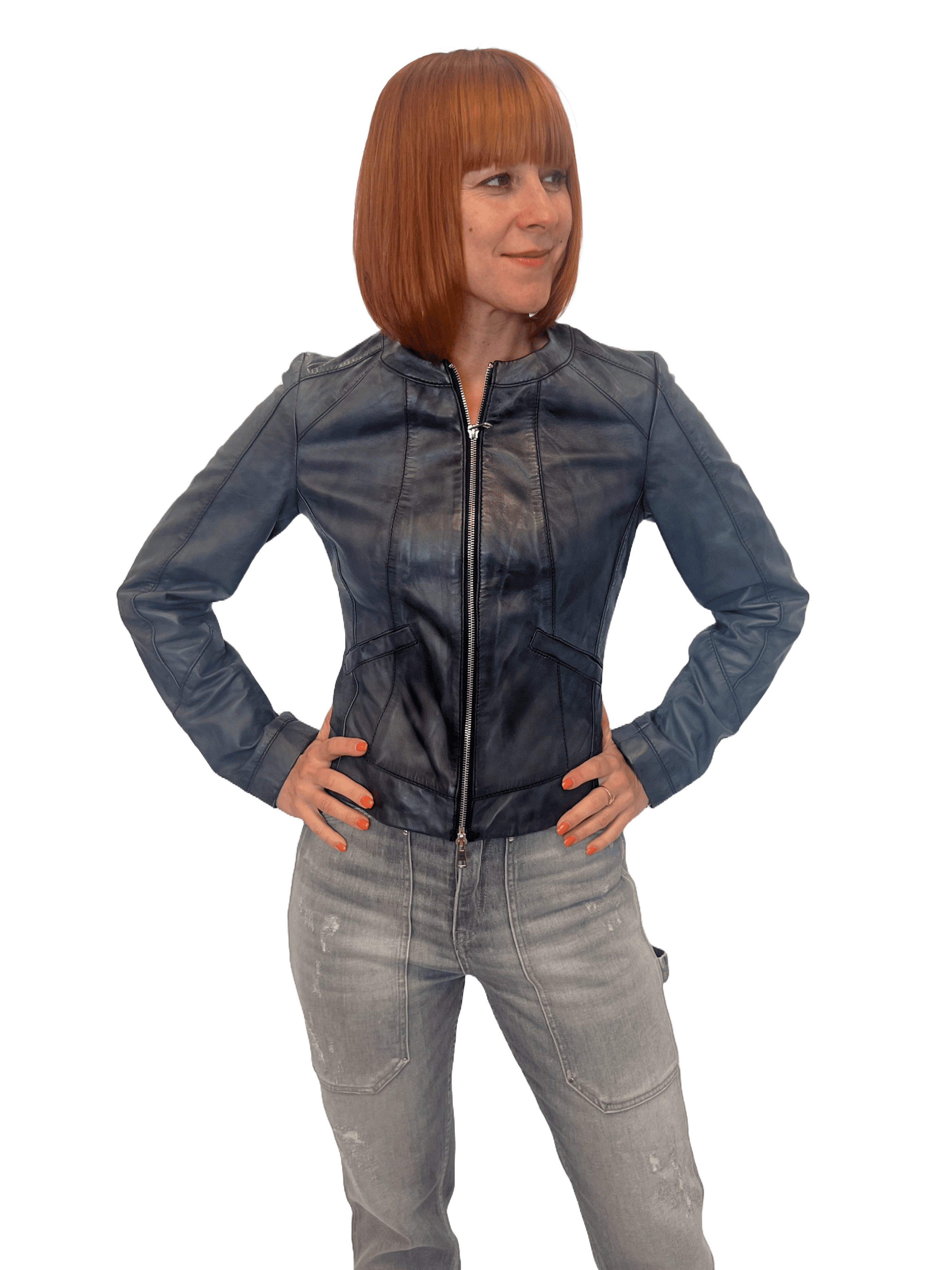 Rino & Pelle Bouke Damen Lederjacke 
