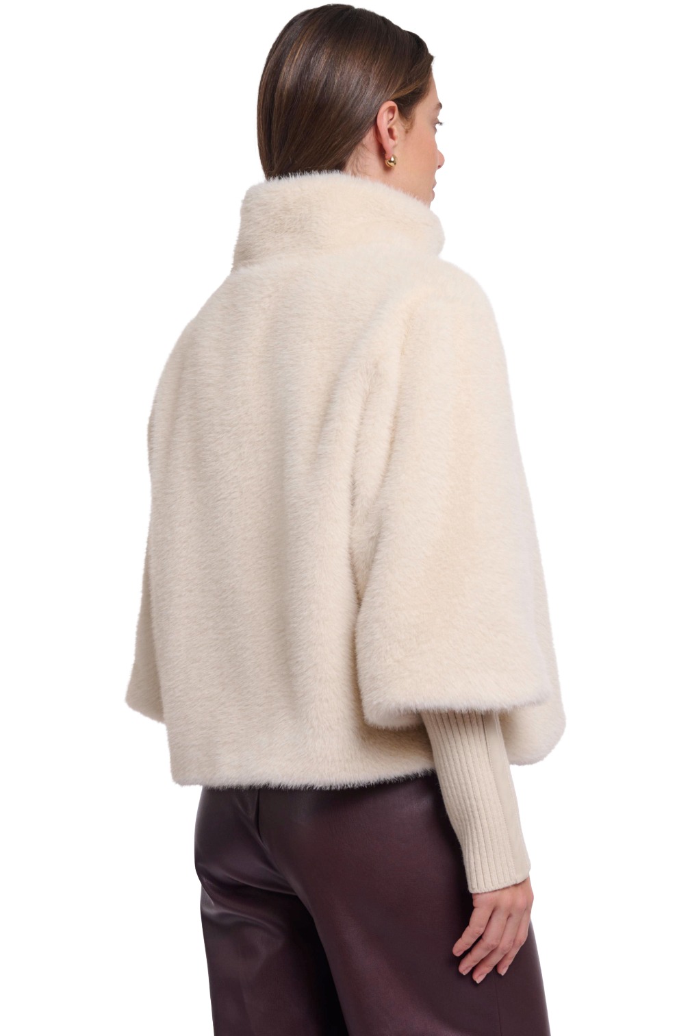 Rino & Pelle Nesrin Damen Plüschjacke mit 3/4-Arm