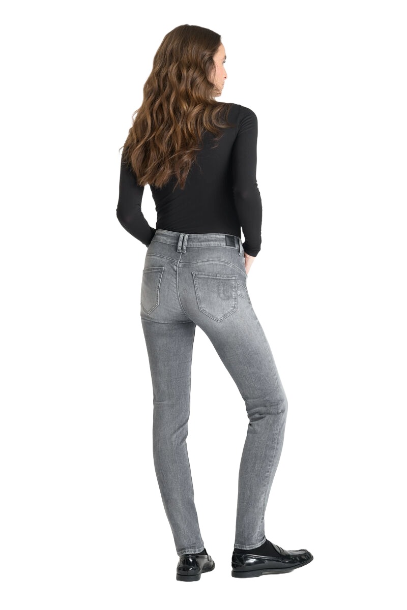 Pulp High Waist Jeans in grau von Le Temps des Cerises