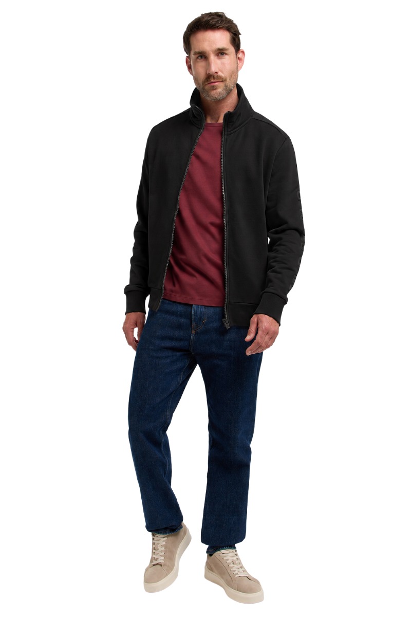 Elbsand Levin Herren Sweatjacke mit Stehkragen
