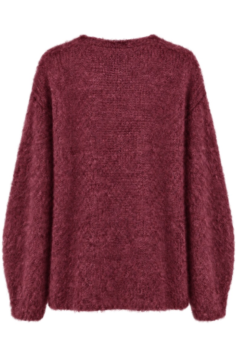 Offene Kid Mohair Strickjacke – 80 % Mohair Made in Italy