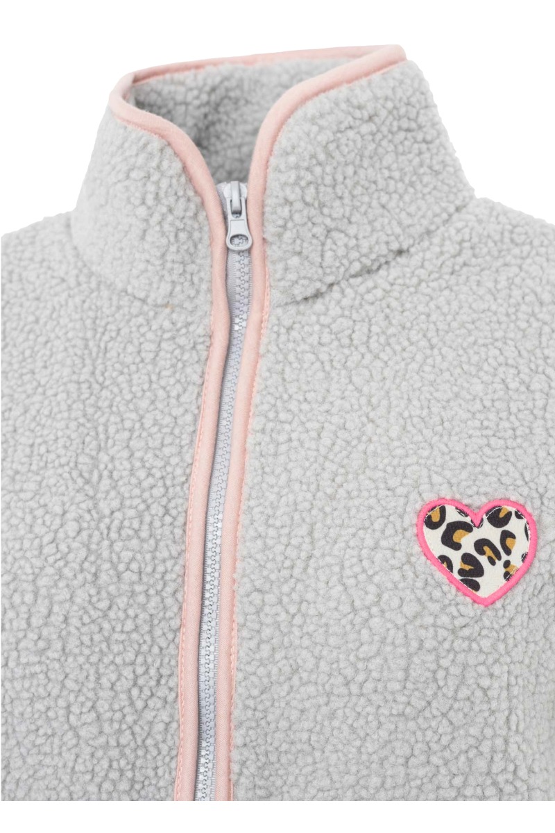 Zwillingsherz Leo Herzpatch Damen Teddyweste