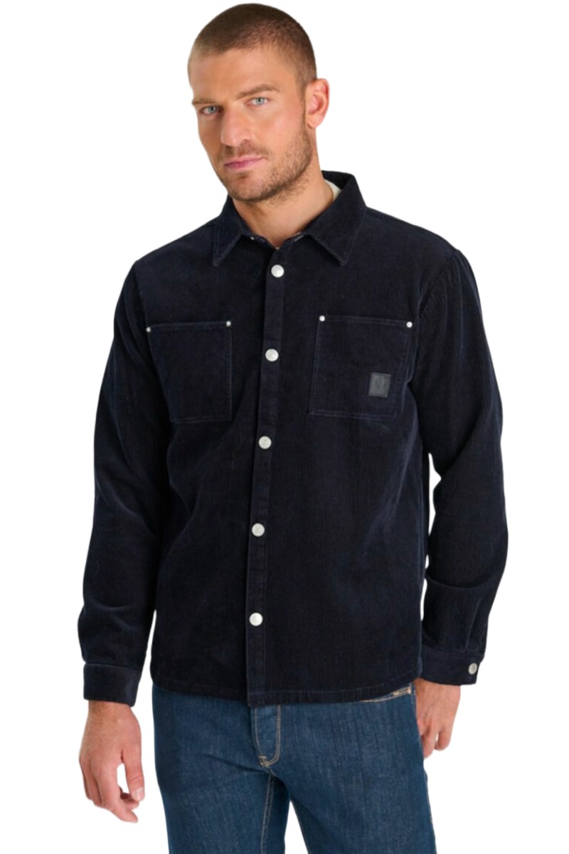 LTC Le Temps des Cerises MAGE Herren Cord-Hemd-Overshirt