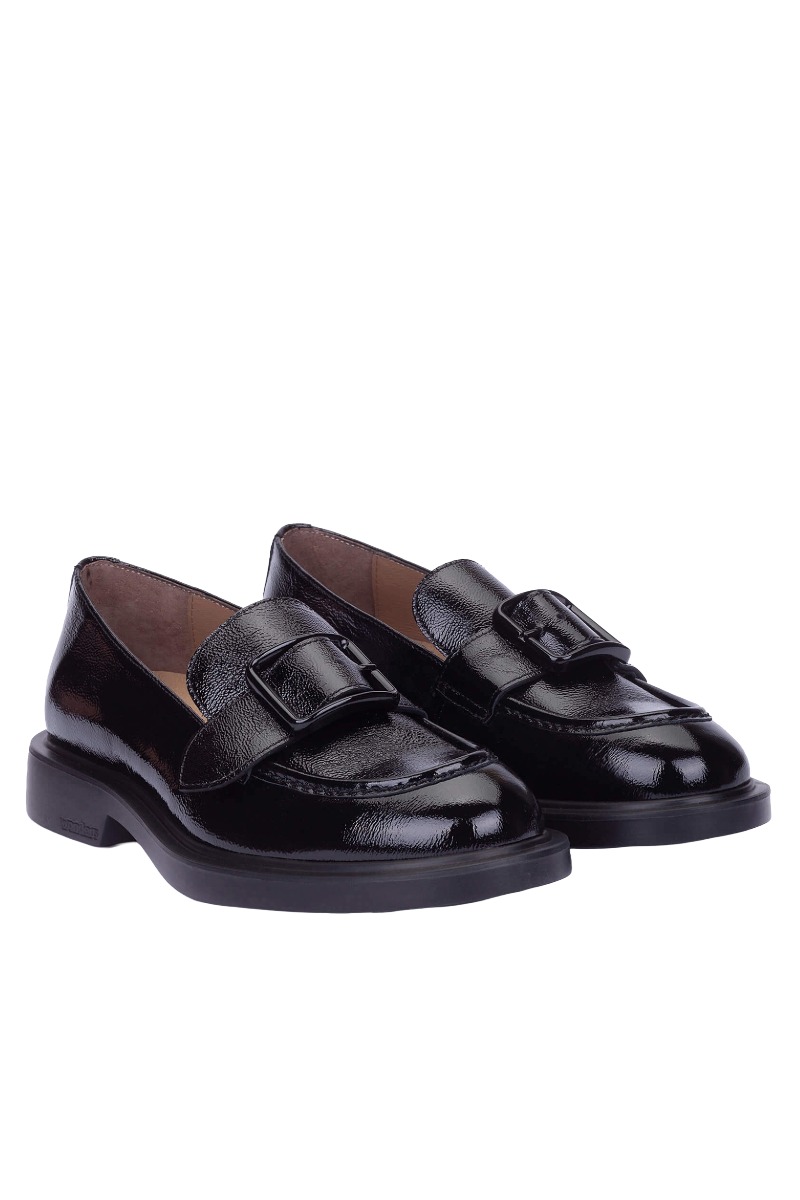 Wonders A-5303 Lackleder-Loafer mit Statement-Schließe