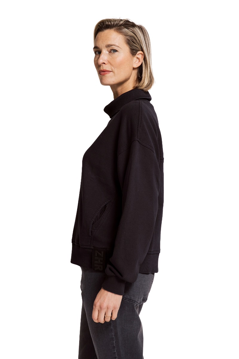 Zhrill Damen Sweatshirt Liv mit weitem Rollkragen