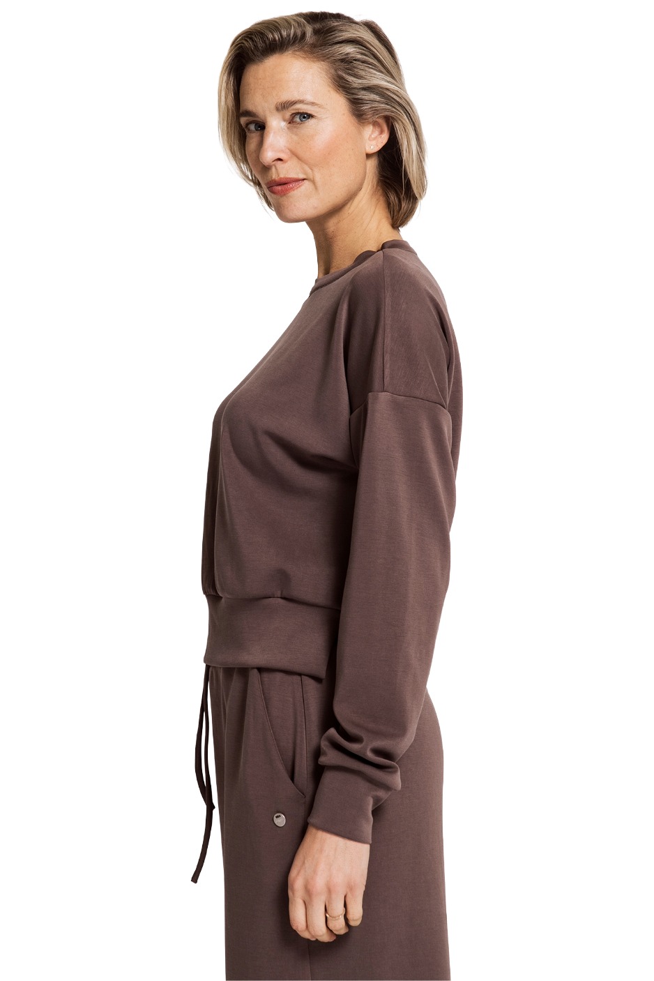 Zhrill Lilivati Damen Sweatshirt mit breitem Bund