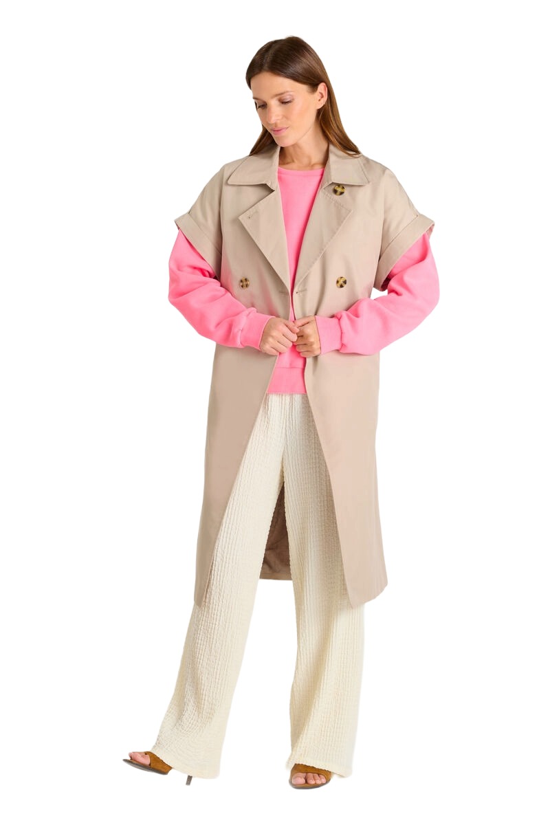 Le Temps des Cerises Piero Damen Trenchcoat