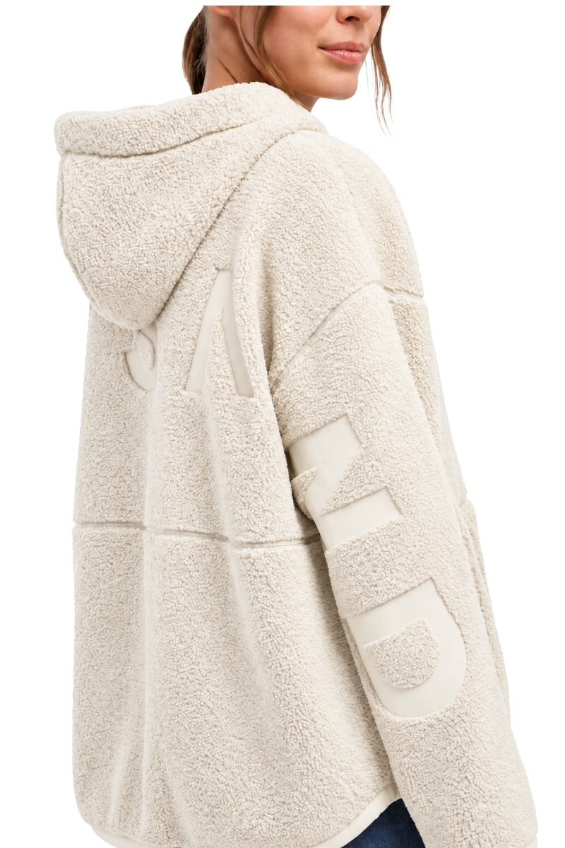 Elbsand Nelia Damen Teddy - Hoodie mit Logo-Details