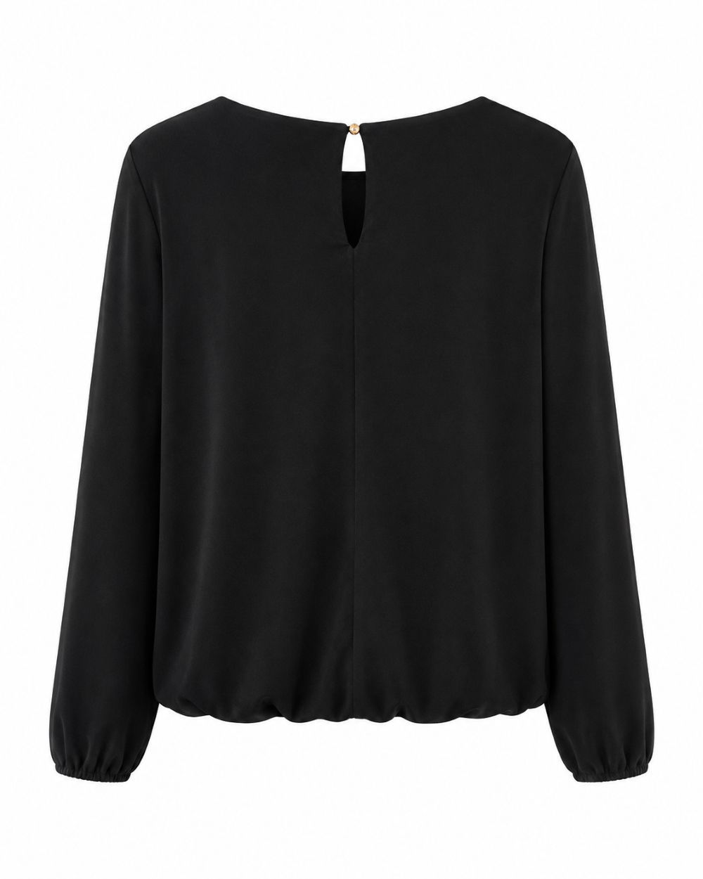 Damen Ballonshirt mit Rundhals