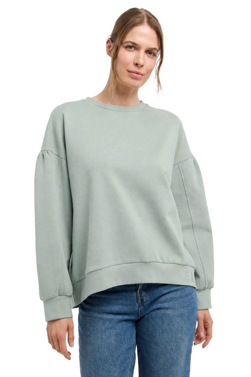 Elbsand Qivi Sweater Damen Sweatshirt mit Ballonärmeln