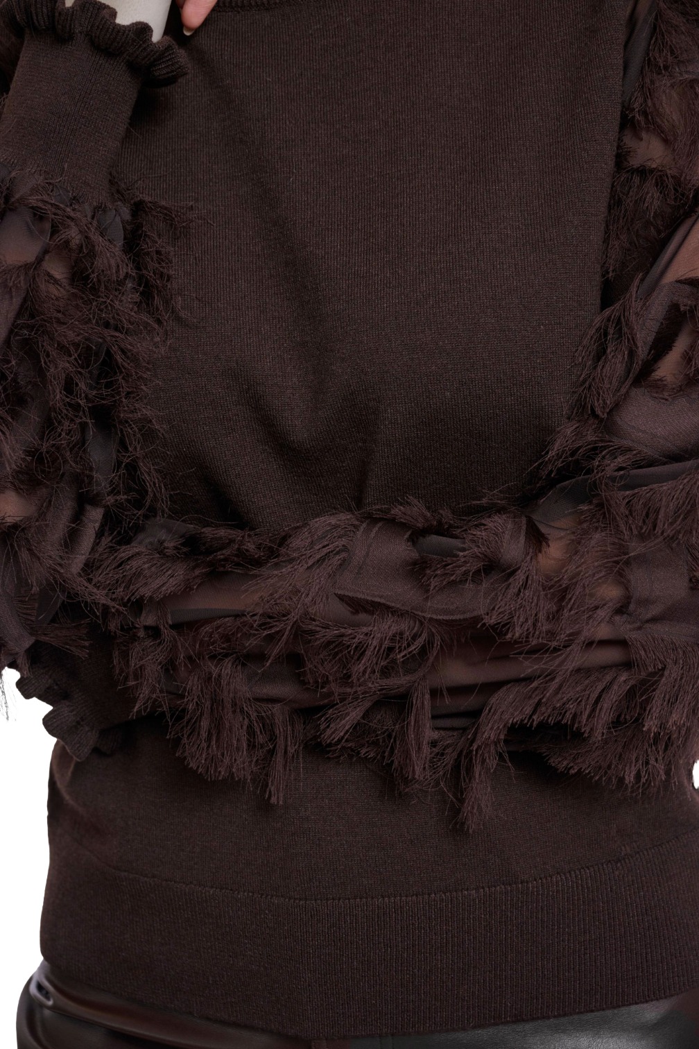 Rino & Pelle Janique Damen Pullover mit Statement-Ärmeln