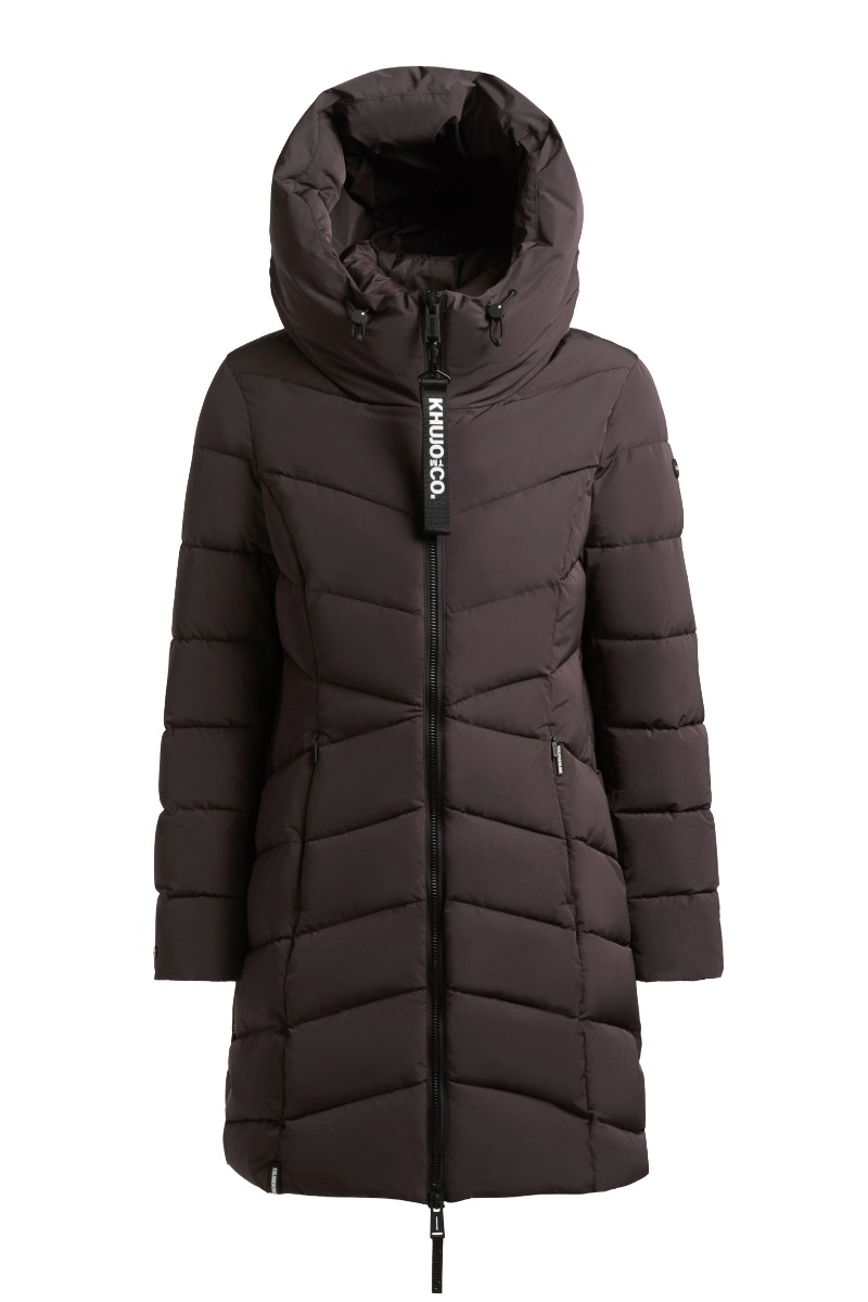 Khujo Kiera Damen Steppjacke mit Kapuze