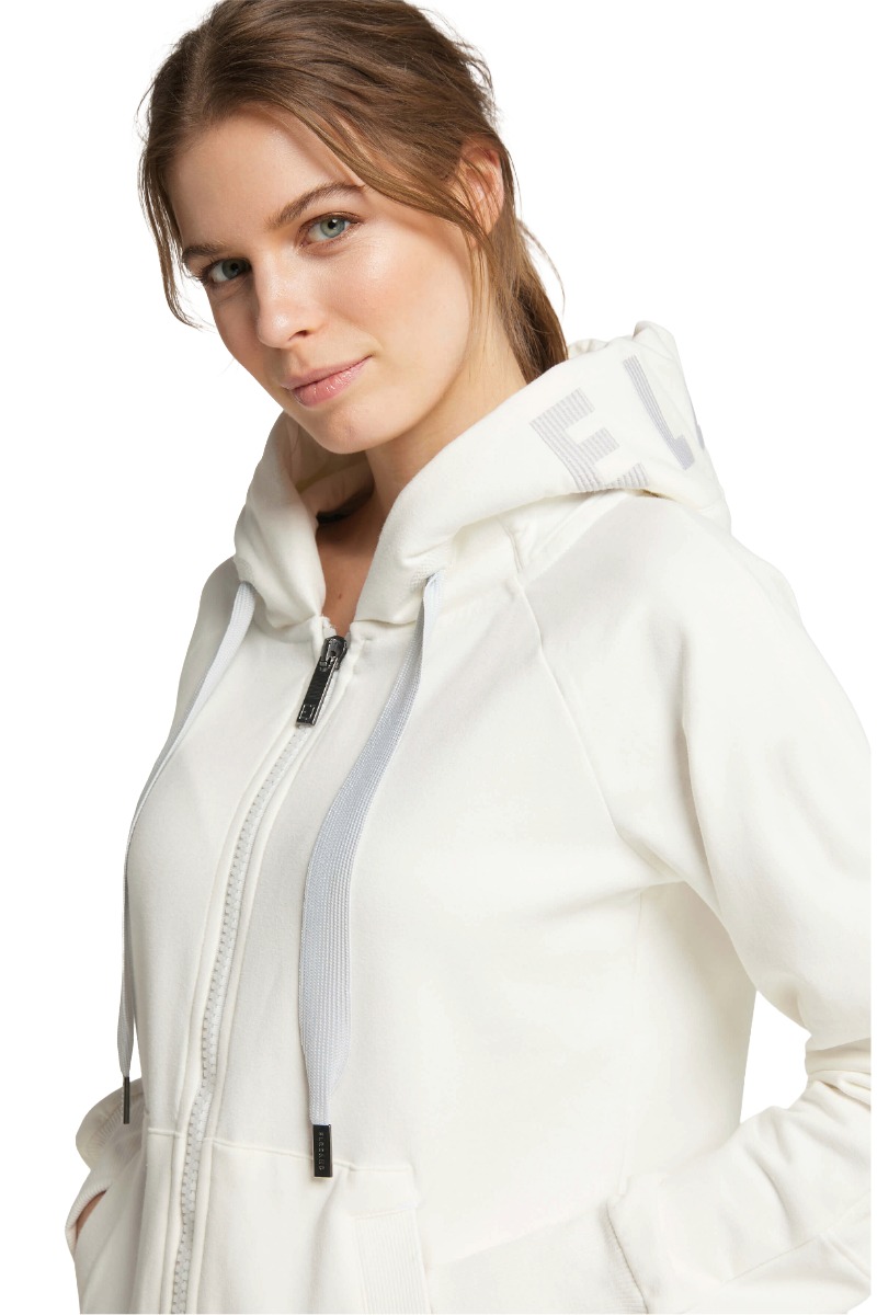 Elbsand Kelda Sweatjacke mit Kapuze & Logo-Stickerei