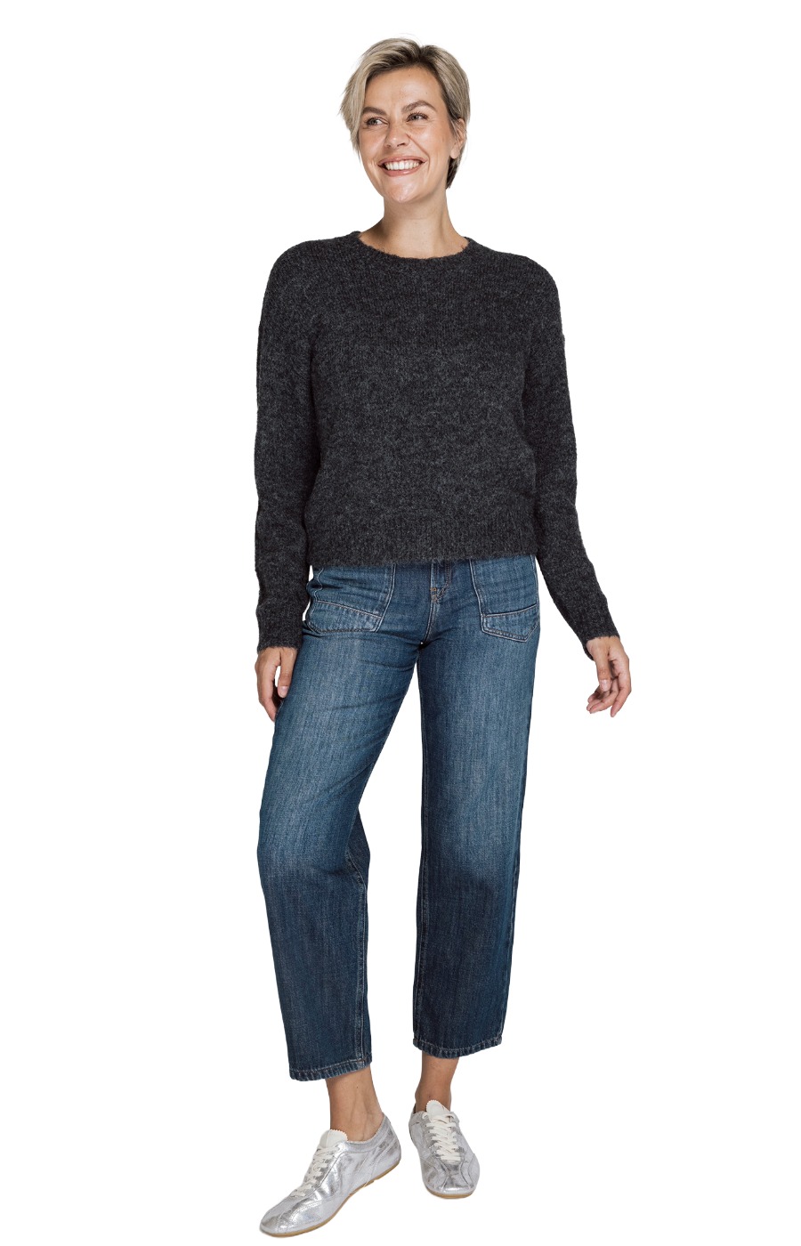 Zhrill Amihan Strickpullover - weicher Pullover mit Rundhalsausschnitt
