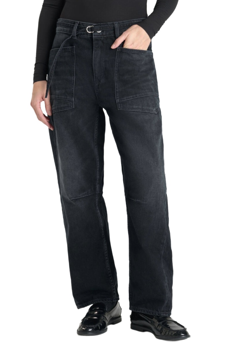 Le Temps des Cerises Madie mit Gürtel Damen Jeans 