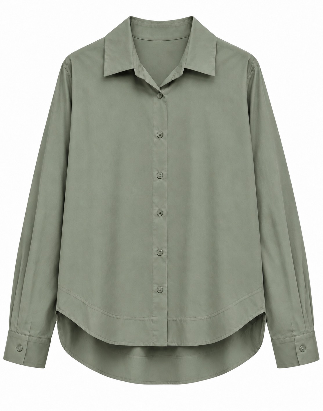 Esvivid Damen Hemd-Bluse mit Rückenfalte & verlängertem Rückenteil