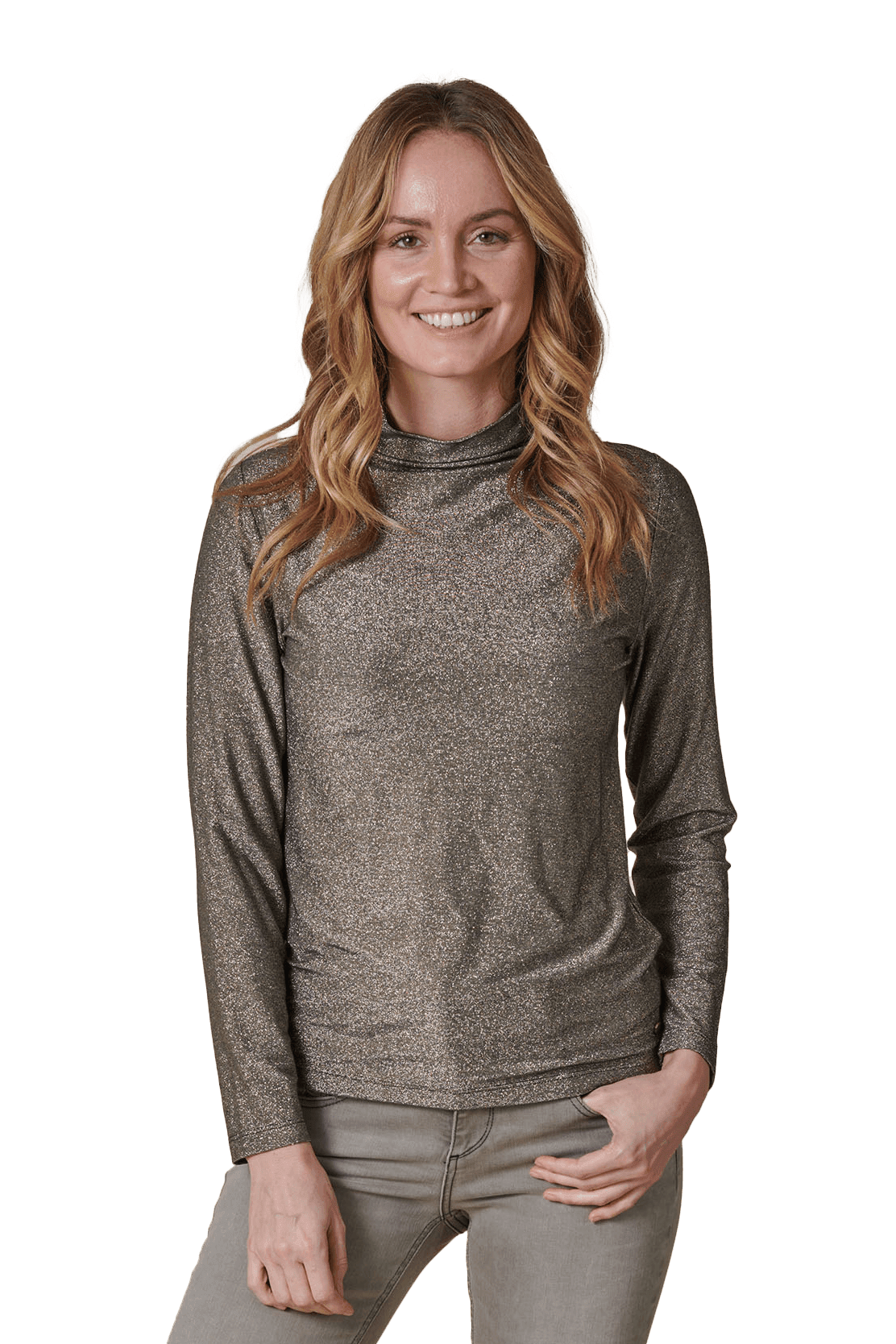 Zhrill Abigail Lurex Damen Shirt