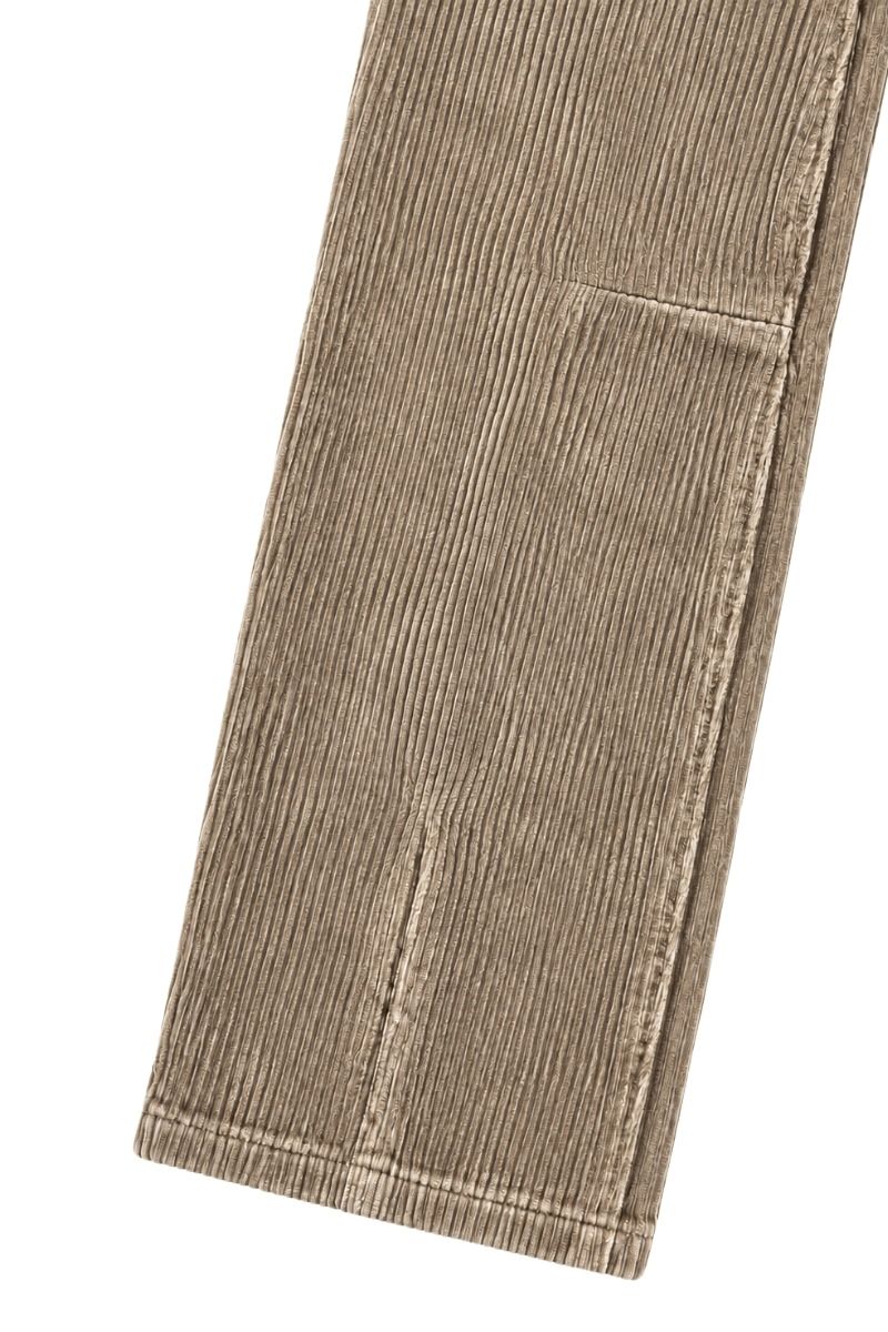 Melly & Co Damen Cordhose im lockeren Barrel Straight Cut
