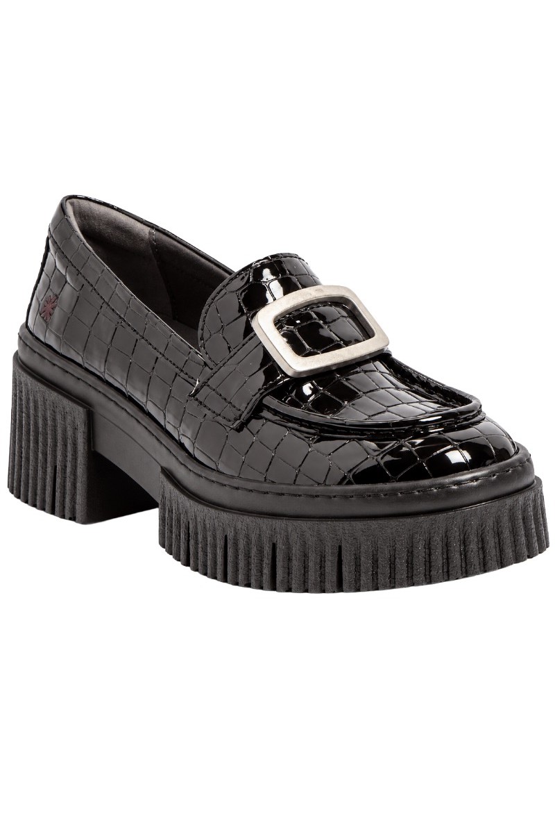 The Art Company YORK Chunky Loafer Croku Lack -mit Plateausohle