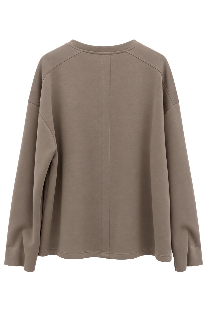 Skuba Sweatshirt mit Knopf am Ärmel