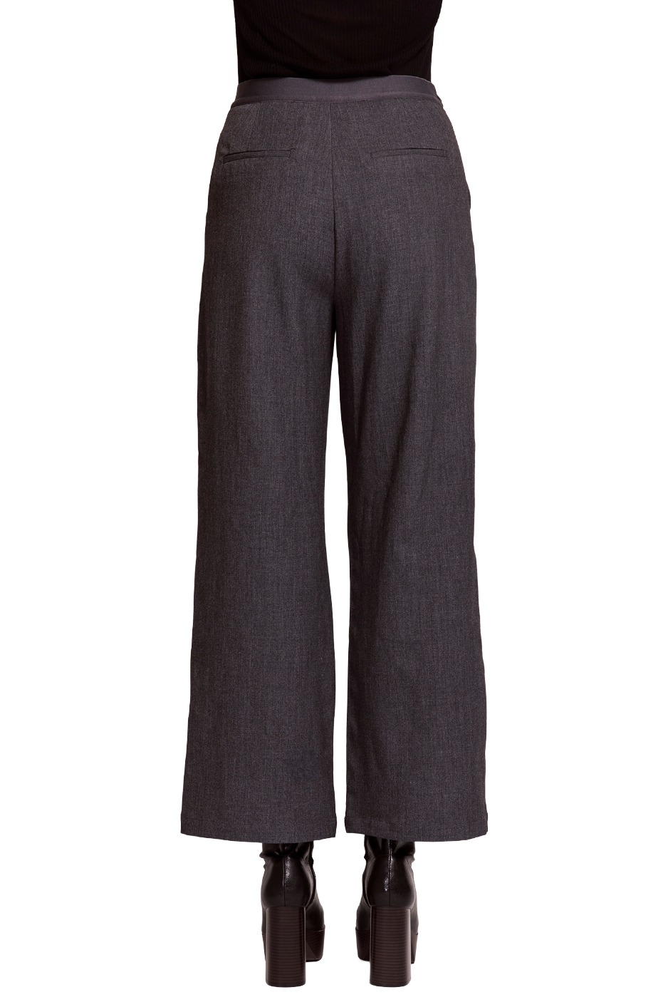 Zhrill Kelli Damen Hose mit weitem Bein & Bundfalten