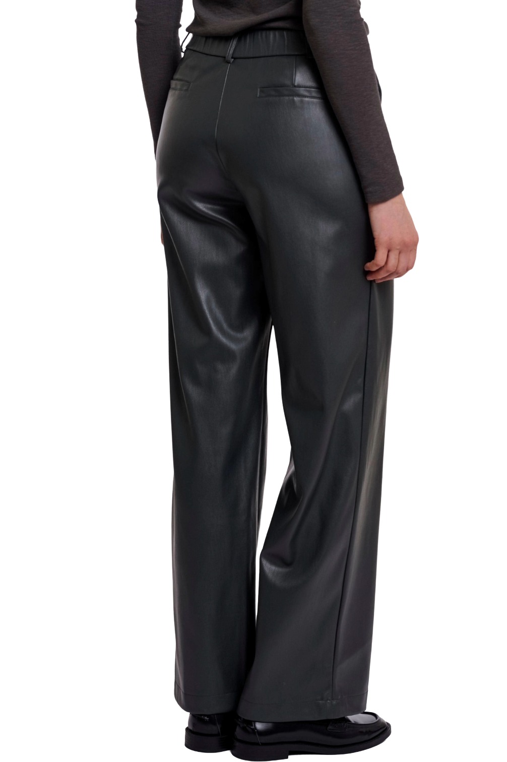 Rino & Pelle Georgina Short Damen Kunstlederhose Wide Leg