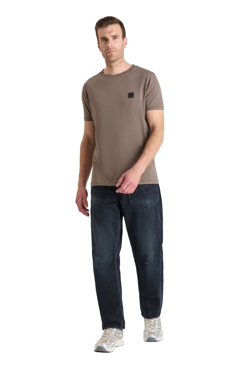 Herren _T-Shirt in Hellbraun von Le Temps des Cerises