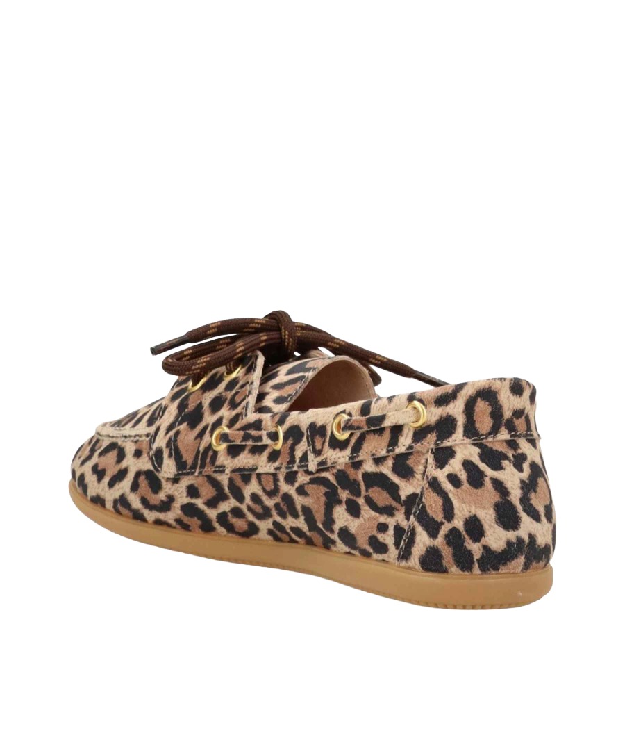 Shoedesign Copenhagen Core 5 Damen Loafer aus Veloursleder im Boat-Shoe-Stil