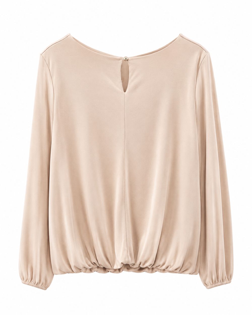 Damen Ballonshirt mit Rundhals