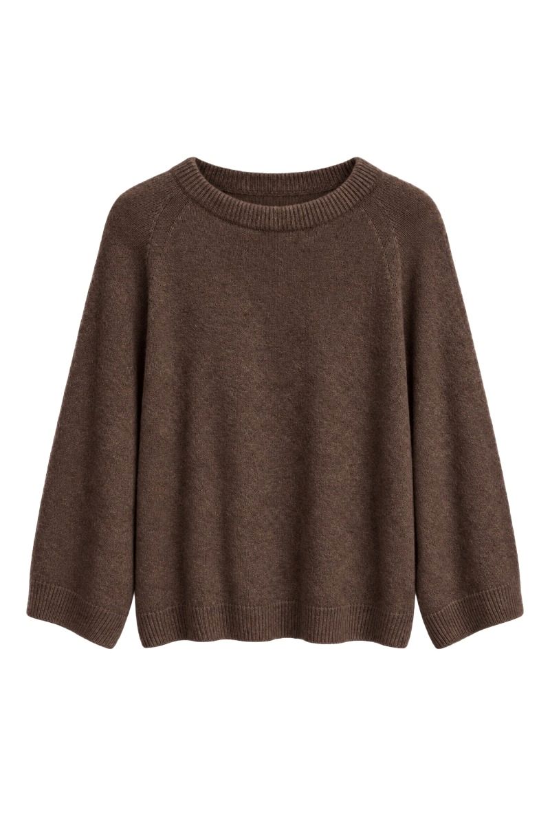 Damenpullover aus Alpaka-Wollmix mit Rundhals