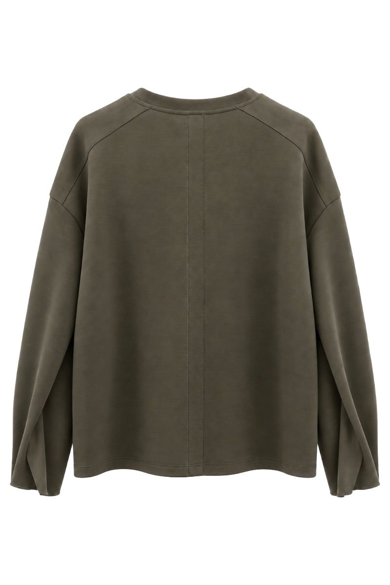 Skuba Sweatshirt mit Knopf am Ärmel