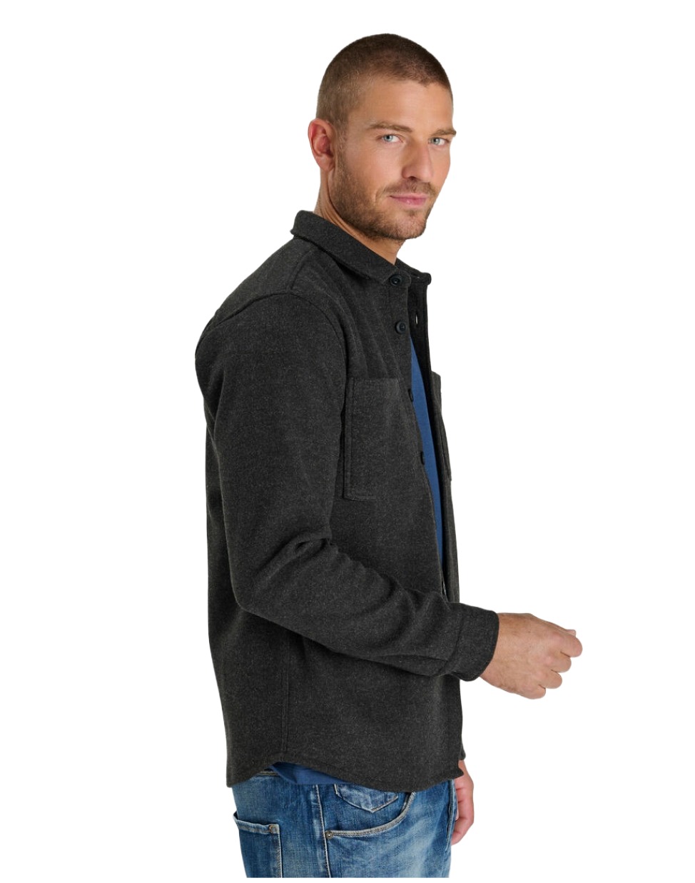 Le Temps des Cerises Nore Herren Overshirt Hemdjacke