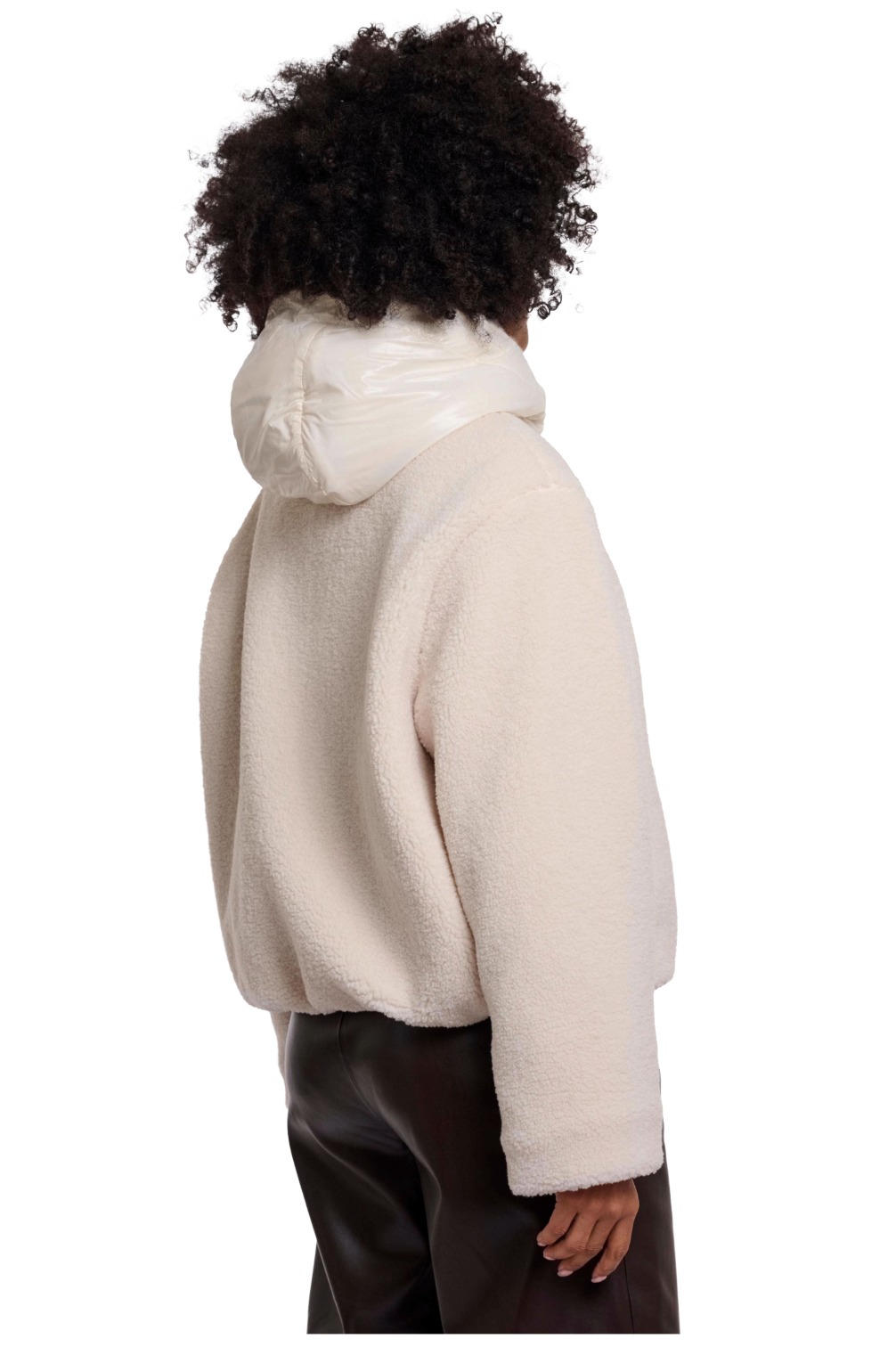 Rino & Pelle Jayla Damen Teddyjacke mit Kapuze