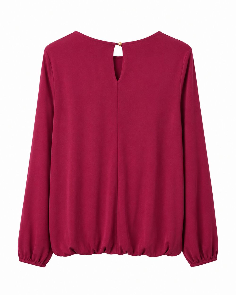 Ballonshirt aus Modal-Mix mit Rundhalsausschnitt